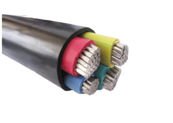 中国 絶縁される3つおよび半分の中心ポリ塩化ビニールはUnarmour Cable1000Vアルミニウム コンダクターをケーブルで通信します サプライヤー