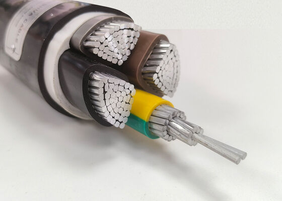 中国 N2XRY 4x35mm2 Oxygen-Free Copper PVC Insulated Wire Armoured Power Cable for Underground 0.6/1kV サプライヤー
