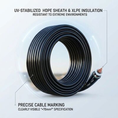 中国 Aerial Bundled 0.6/1kV 3x70+54.6+16mm2 XLPE Insulated Overhead Line Cable サプライヤー