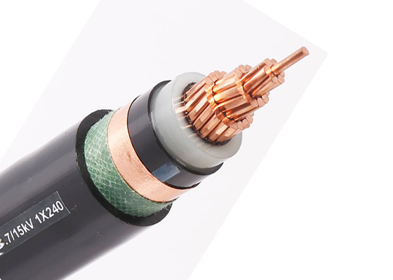 3コアXLPE 断熱されたMV電源ケーブル 敷設のための銅導体 サプライヤー