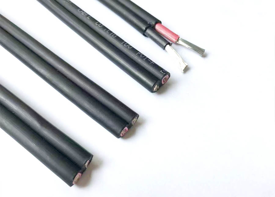 銅コアハロゲンフリー 6mm2 太陽光電池ケーブル 気候耐性 シェンフワ サプライヤー