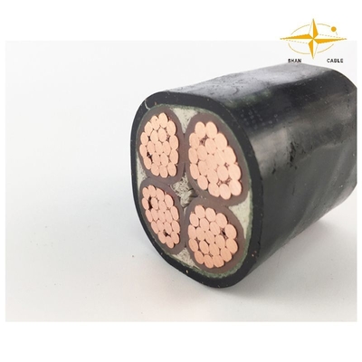 1.5-400mm2 黒色 XLPE 隔熱電源ケーブル 室内用電気システム サプライヤー