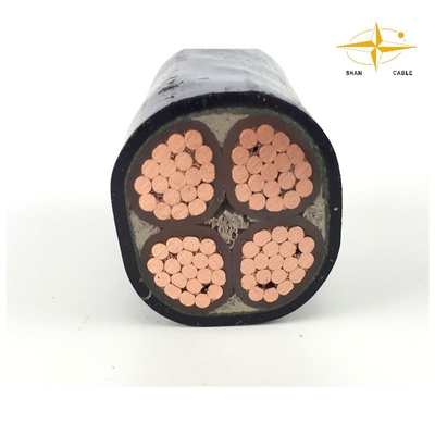 1.5-400mm2 黒色 XLPE 隔熱電源ケーブル 室内用電気システム サプライヤー