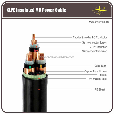 VDE 標準 家庭用電気装置用 黒色PVC断熱ケーブル サプライヤー