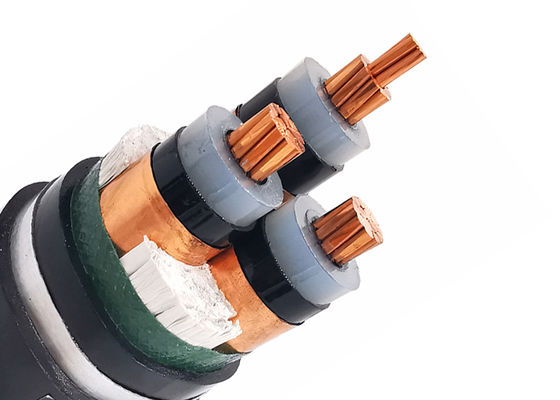 SWA 4x35mm2 Oxygen-Free Copper PVC Insulated Steel Wire Armoured Power Cable for Direct Burial 0.6/1kV サプライヤー