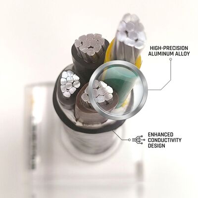 LSZH 低煙無鹵PVC絶縁ケーブル 0.6/1kV 4芯 4x50mm2 耐火 サプライヤー