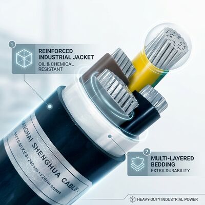 Oil Resistant Chemical Resistant PVC Insulated Cable 450/750V 3 Core Industrial Use サプライヤー