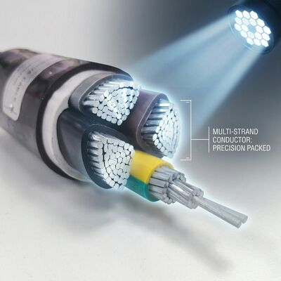 IP68防水PVC絶縁電源ケーブル 0.6/1kV 4x25mm2 地中埋設用 サプライヤー