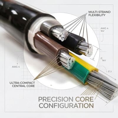 NYY 4x70mm2 Anti UV PVC Insulated Cable Direct Burial Sunlight Resistant 0.6/1kV IEC60502 サプライヤー