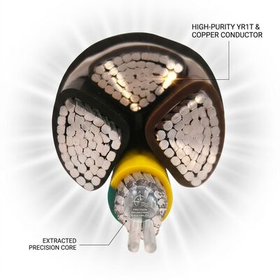 LSZH 7x1.5mm2 PVC Insulated Control Cable Halogen Free Subway 450/750V IEC60228 サプライヤー