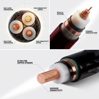 耐火XLPE絶縁電力ケーブル BS6387認証 0.6/1kV 緊急用 サプライヤー