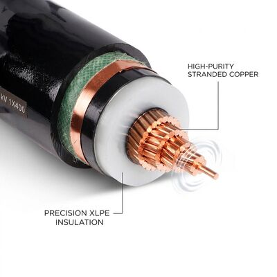 低電導抵抗 純銅XLPE電源電源ケーブル 0.6/1kV サプライヤー
