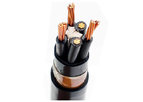 XLPEはポリ塩化ビニールによっておおわれた銅の送電線0.6/1kV 5の銅の中心を絶縁しました