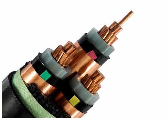 単心の185mmの2屋外の装甲電気ケーブル33KVは電圧を評価しました