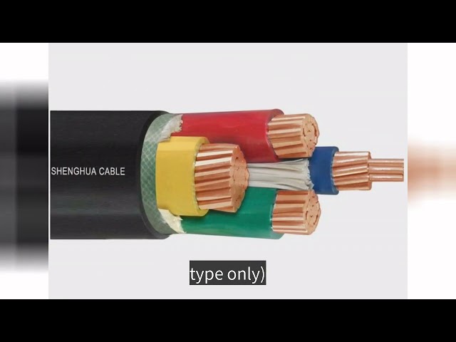 0.6/1KV 4x95 SQMMポリ塩化ビニールは電力配分のためのケーブルを絶縁した