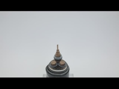 AWA SWA装甲銅の100mの長さポリ塩化ビニールは座礁させたケーブルをおおった